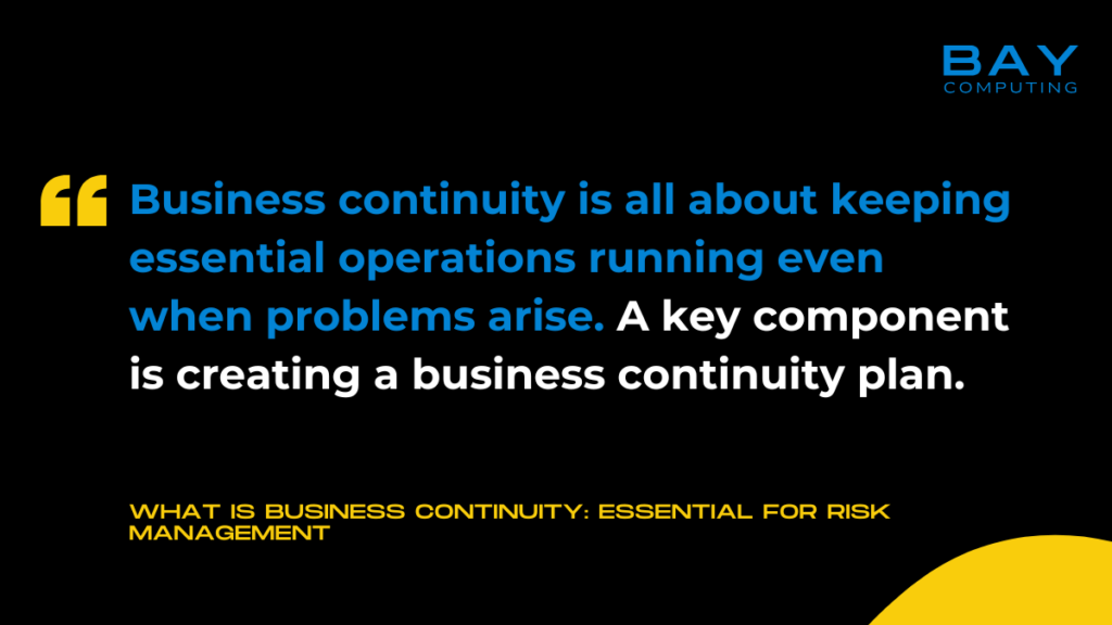 Fundamentals of Business Continuity