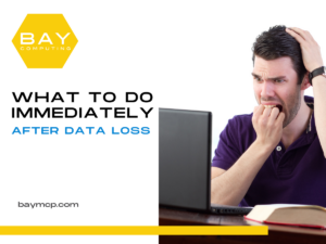 What to Do Immediately After Data Loss