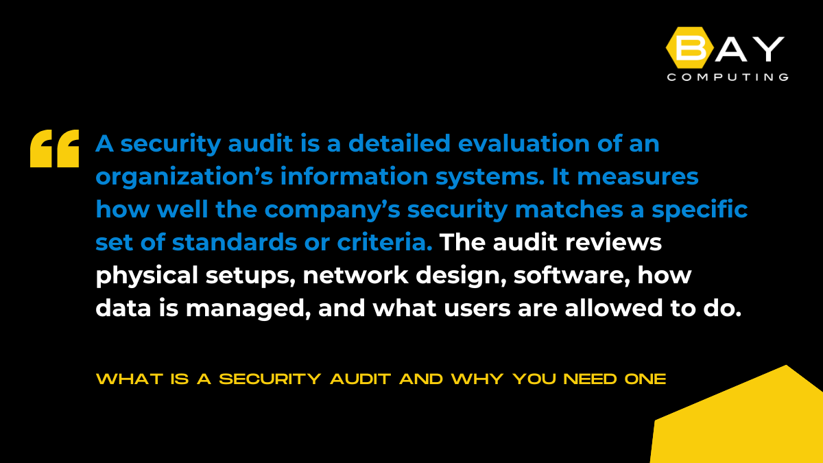 What Is a Security Audit and Why You Need One - Bay Computing