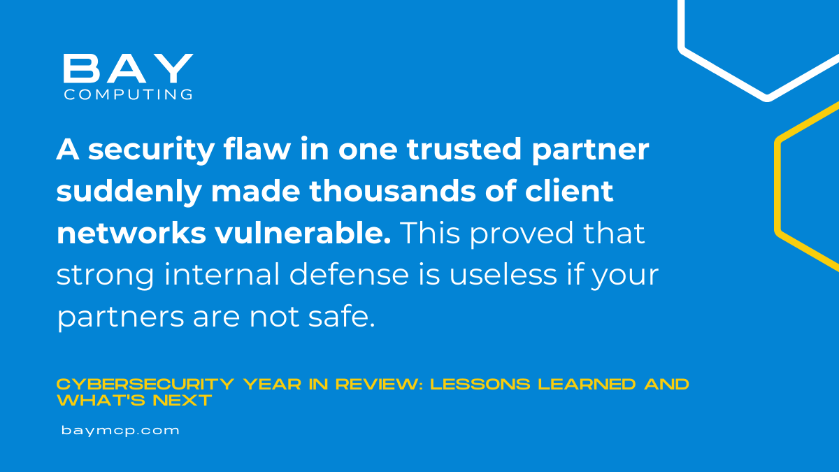 Cybersecurity Year in Review: Lessons Learned and What's Next - Bay ...