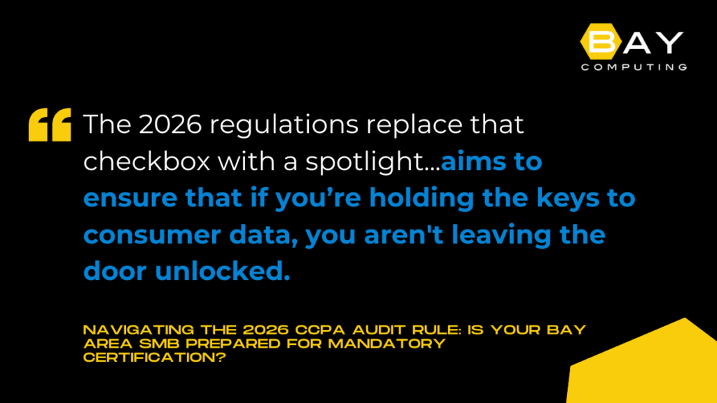 2026 CCPA Audit Rule for SMB
