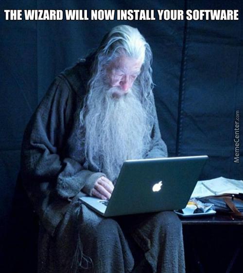 Wizard Will Now Install Your Software Gandalf