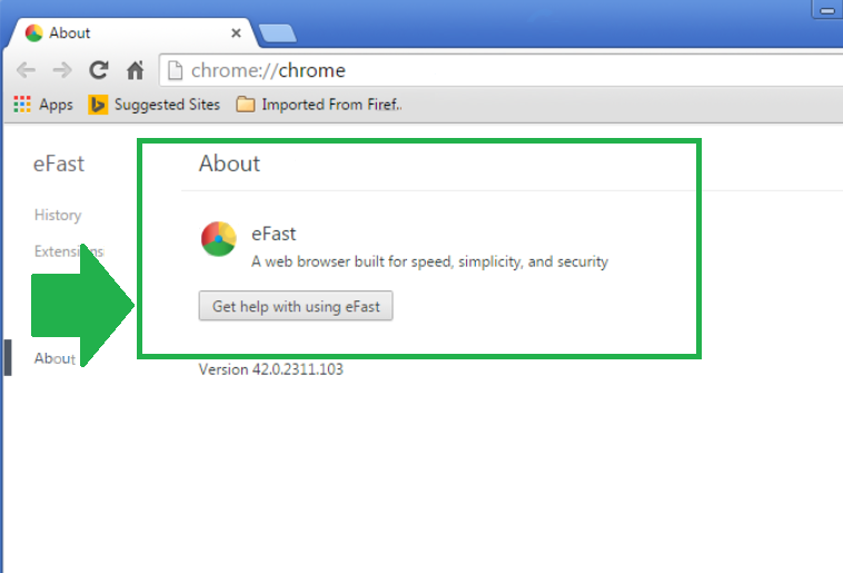 eFast Malware Google Chrome Browser Programs